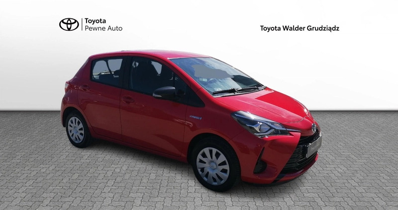 Toyota Yaris cena 67900 przebieg: 33780, rok produkcji 2019 z Grudziądz małe 191